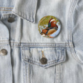 Mandarin Duck Ronde Button 5,7 Cm (In situ)