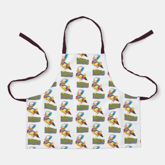 Mandarin Duck Schort (Voorkant)