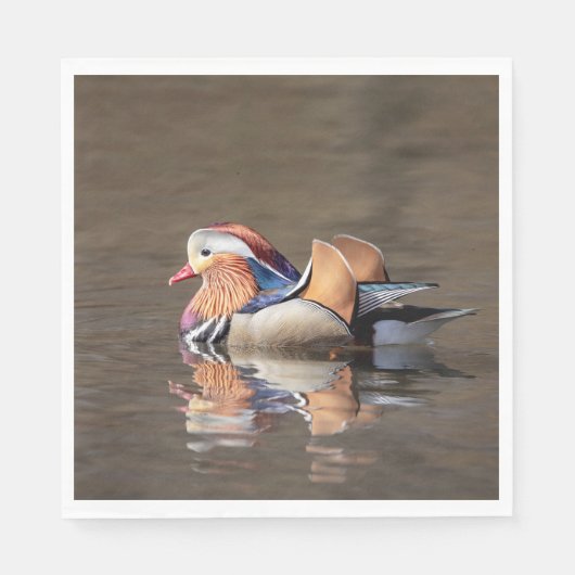 Mandarin Duck Servet (Voorkant)