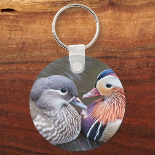 Mandarin Duck Sleutelhanger (Voorkant)