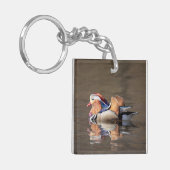 Mandarin Duck Sleutelhanger (Voorkant Links)