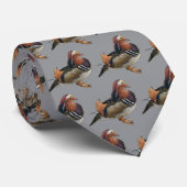 Mandarin Duck Stropdas (Opgerold)