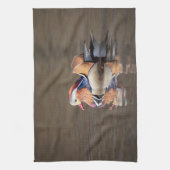 Mandarin Duck Theedoek (Verticaal)