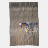 Mandarin Duck Theedoek (Verticaal)