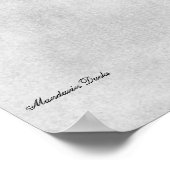 Mandarin Ducks Poster (Hoek)