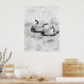 Mandarin Ducks Poster (Keuken)