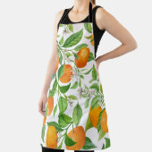 Mandarin Fruit Seamless Tropical Pattern, Colorful Schort (Insitu)