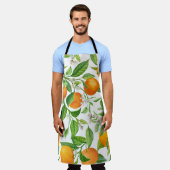 Mandarin Fruit Seamless Tropical Pattern, Colorful Schort (Gedragen)