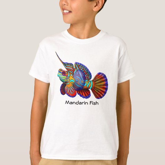 Mandarin Goby Dragonet Fish Kinder T-Shirt (Voorkant)
