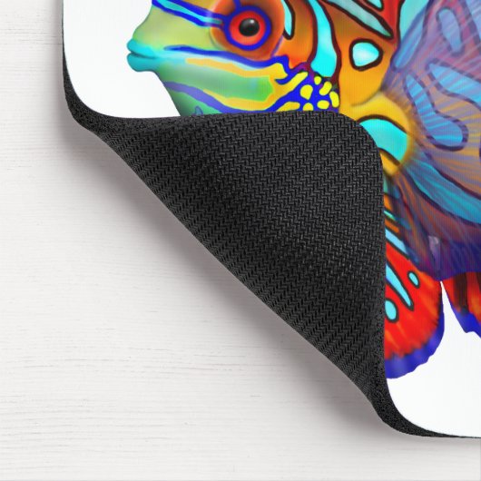 Mandarin Goby Dragonet Fish Mousepad Muismat (Hoek)