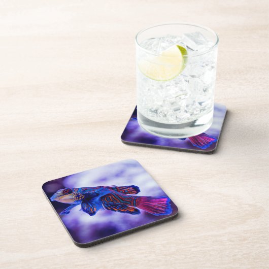 Mandarin Goby Fish Beverage Coaster Bier Onderzetter (Rechterzijde)