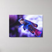Mandarin Goby Fish Canvas Afdruk (Voorkant)