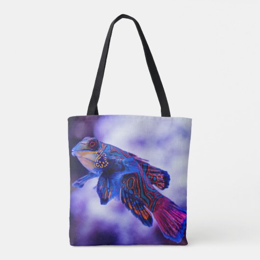 Mandarin Goby Fish Canvas tas (Achterkant)