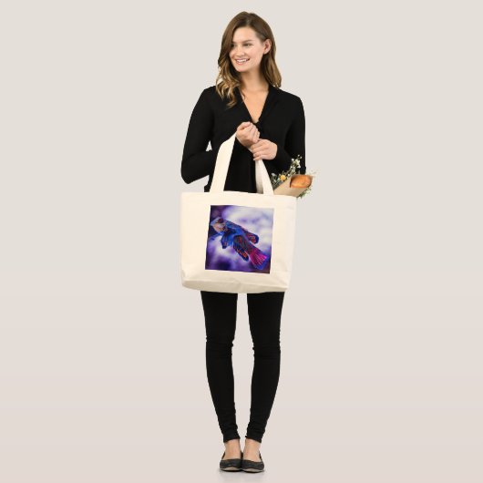 Mandarin Goby Fish Grote Tote Bag (Voorkant (model))