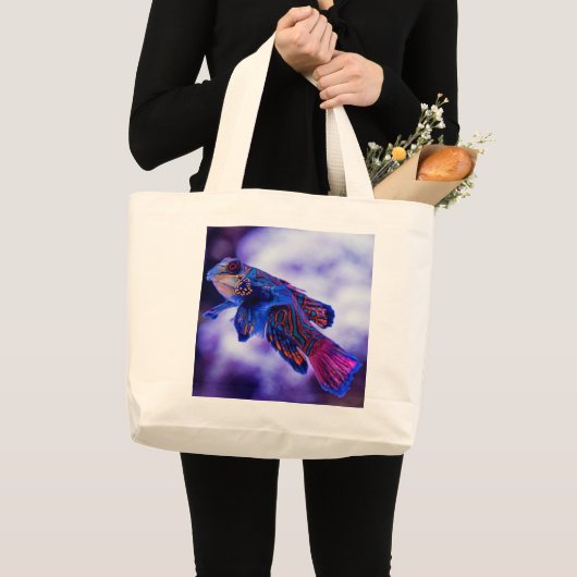 Mandarin Goby Fish Grote Tote Bag (Voorkant (product))