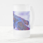 Mandarin Goby Fish Matglas Bierpul (Voorkant rechts)