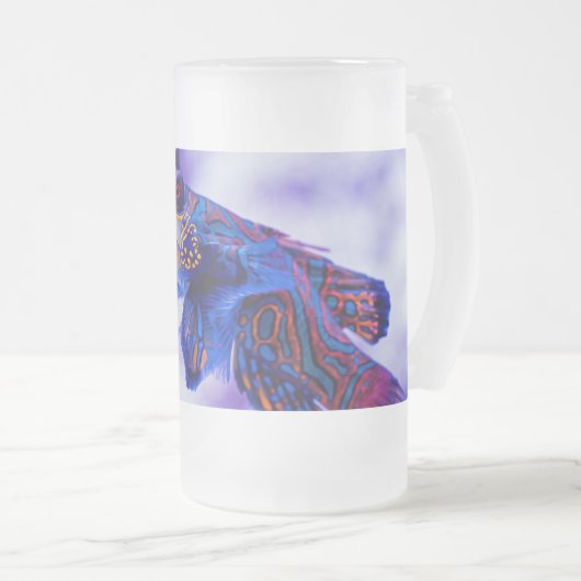 Mandarin Goby Fish Matglas Bierpul (Voorkant rechts)