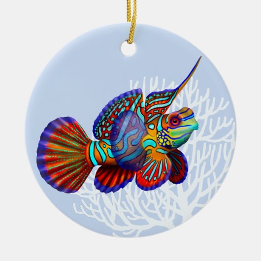 Mandarin Goby Fish Ornament (Voorkant)