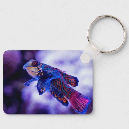 Mandarin Goby Fish Sleutelhanger (Voorkant)