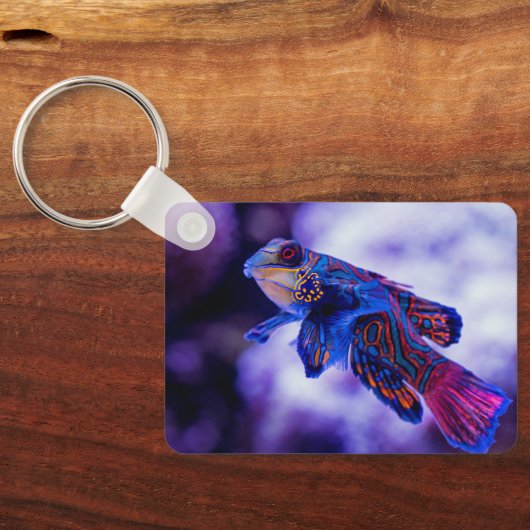 Mandarin Goby Fish Sleutelhanger (Achterkant)