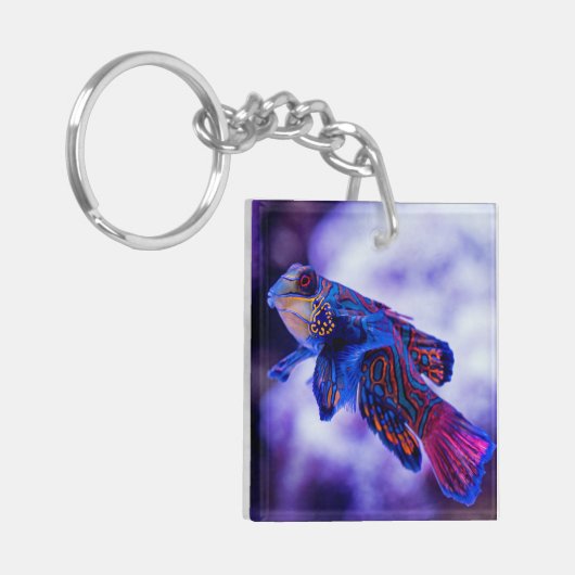 Mandarin Goby Fish Sleutelhanger (Voorkant Links)