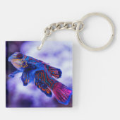 Mandarin Goby Fish Sleutelhanger (Achterkant)