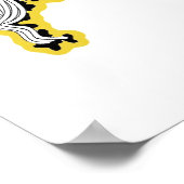 Mandarina Yellow Diva Poster (Hoek)