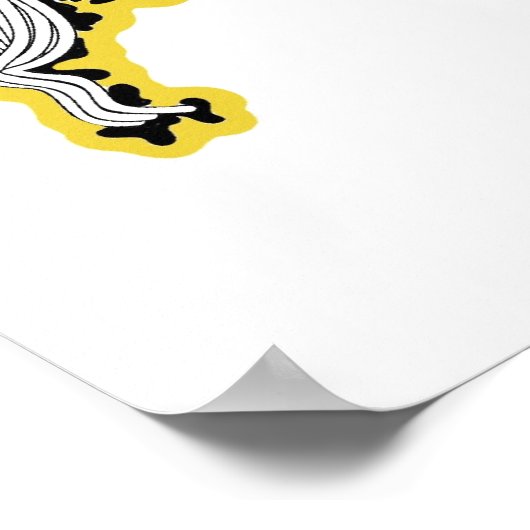 Mandarina Yellow Diva Poster (Hoek)