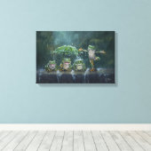 ""Mandatory Fun" door Jason Street Canvas Afdruk (Insitu (Houten vloer))
