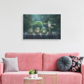 ""Mandatory Fun" door Jason Street Canvas Afdruk (Insitu (Woonkamer))