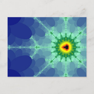 Mandel op een Briefkaart van Lilly Pad