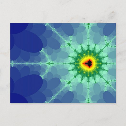 Mandel op een Briefkaart van Lilly Pad (Voorkant)