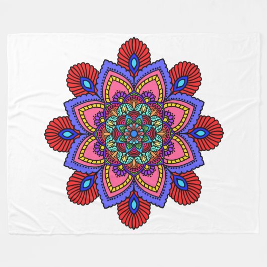 Mandela blanket fleece deken (Voorkant (Horizontaal))