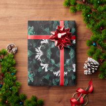 Mandela Blauw Zwart Groen Bloemen Illustratie