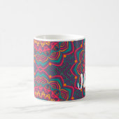 Mandela, BOHO, Hippy Groovy Coffee Mok, Cup Koffiemok (Center)