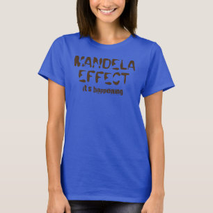 Mandela-effect Het gebeurt op het Stropdas-kleurst T-shirt