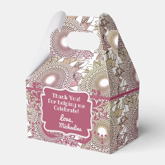 Mandela Favor Box Bedankdoosjes (Voorkant Zijde)