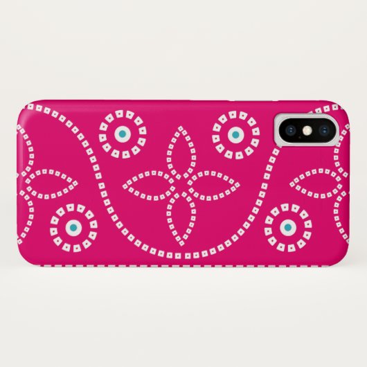 Mandela Indian iPhone Case (Achterkant (horizontaal))