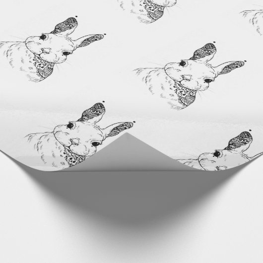 Mandela Rabbit Cadeaupapier (Hoek)