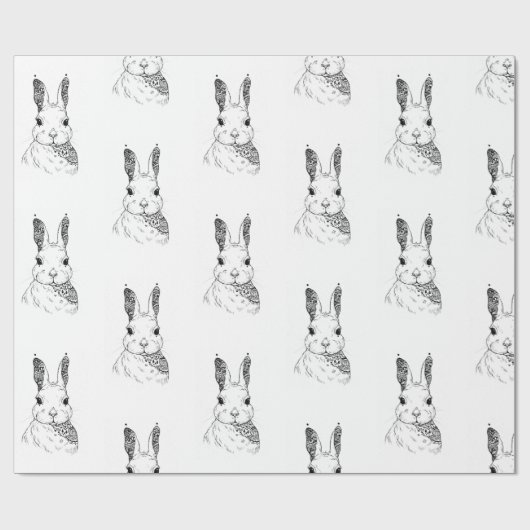 Mandela Rabbit Cadeaupapier (Vlak)