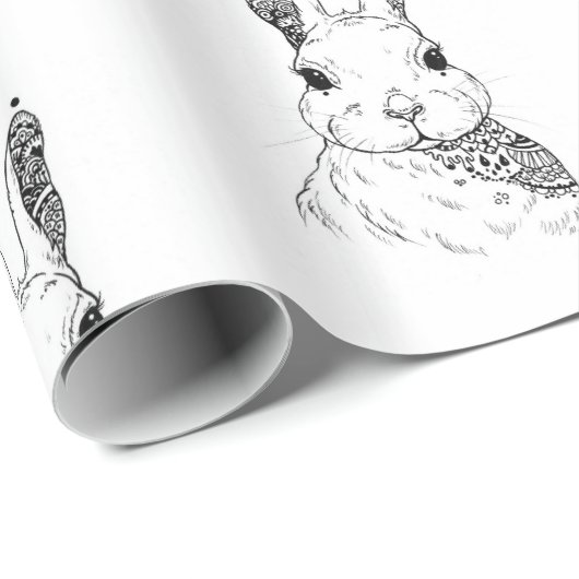 Mandela Rabbit Cadeaupapier (Rol Hoek)