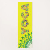 Mandela Yoga-Afbeelding Bright Geel Yoga Mat (Voorkant)
