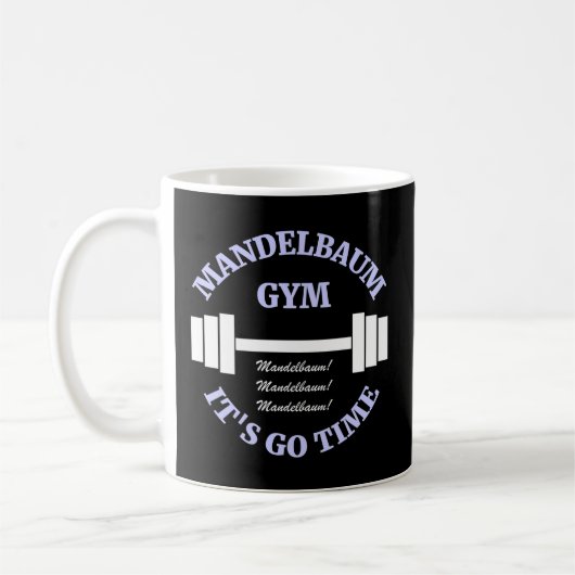 Mandelbaum Gym Het is geen tijd Koffiemok (Links)