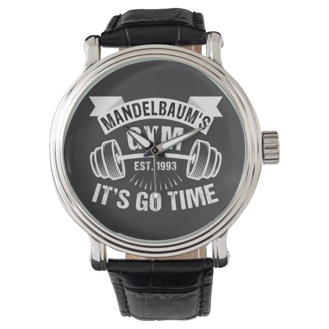 Mandelbaum's Gym Het Is Tijd Horloge (Voorkant)