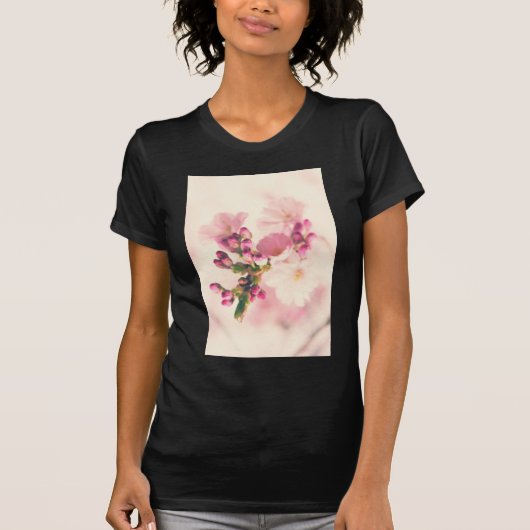Mandelblüten Art T-shirt (Voorkant)