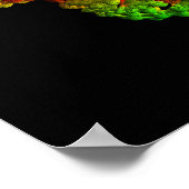 Mandelbollen met normale kleur poster (Hoek)