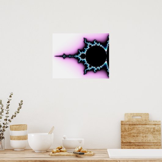 Mandelbrot 5 poster (Keuken)