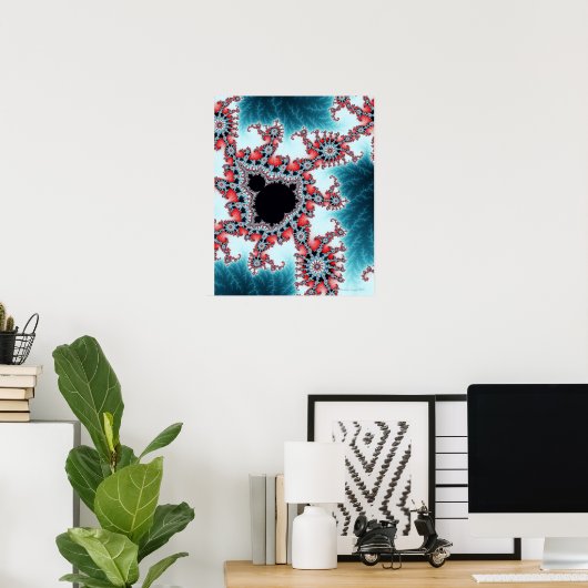 Mandelbrot 7 poster (Thuiskantoor)
