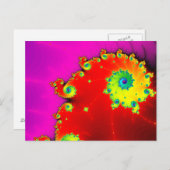 Mandelbrot Art Briefkaart (Voorkant / Achterkant)