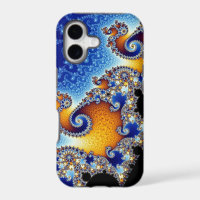 Mandelbrot Blauwe Dubbele Spiraal Fractal
